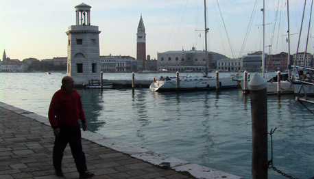 Il marina difronte a piazza San Marco.