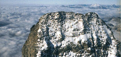 Matterhorn - Monte Cervino 4478 m, L'atterraggio più difficile.